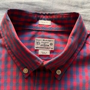 J.Crew Factory gingham shirt XS